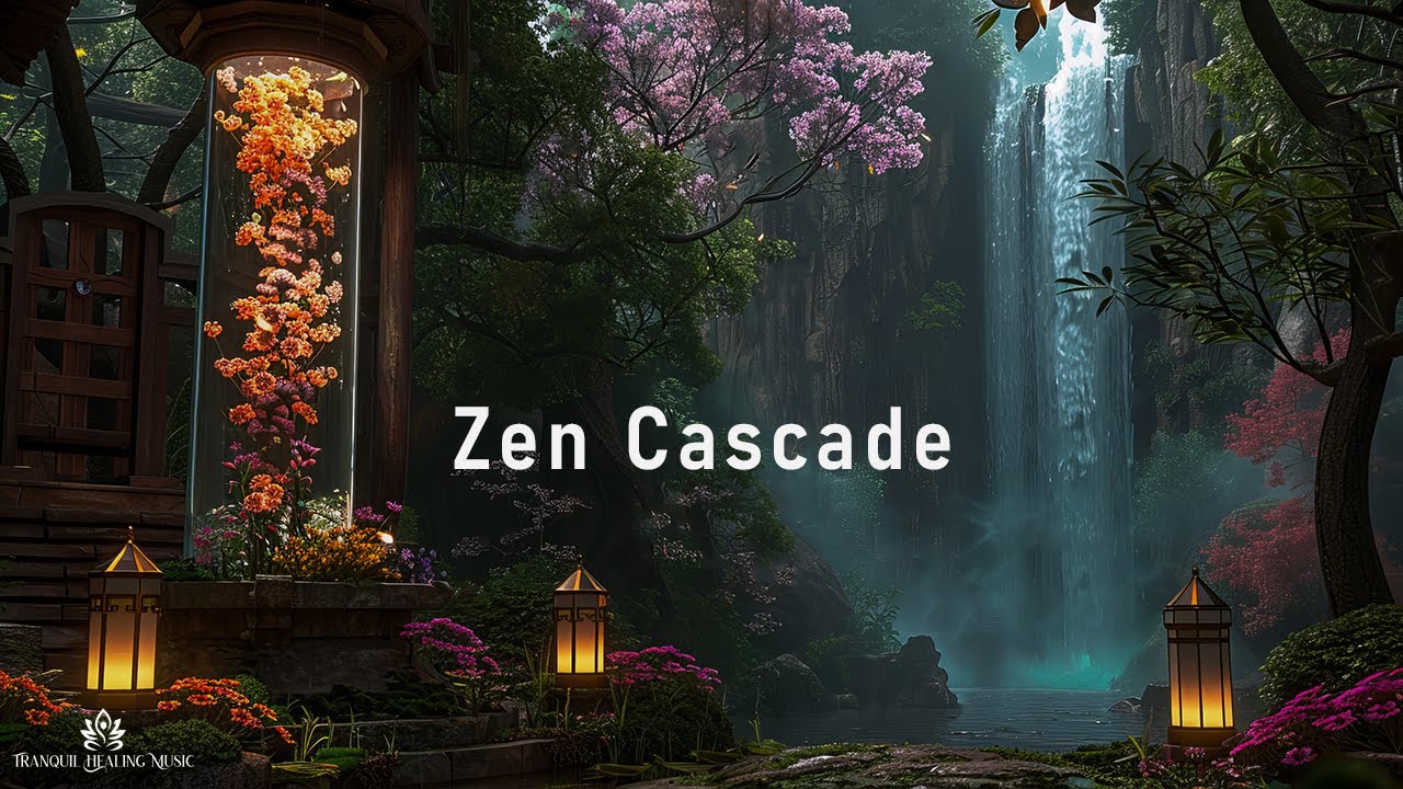 Zen Cascade — Deeply Ethereal Ambient Music — Tranquil Healing Soundscape For Serenity