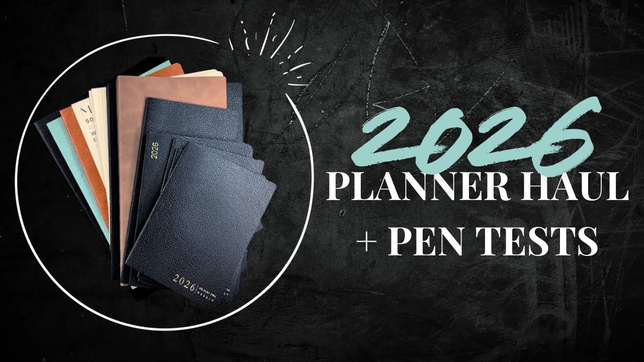 ALL the 2026 Planners I Bought from Small Businesses | Paper, Layouts & Pen Tests