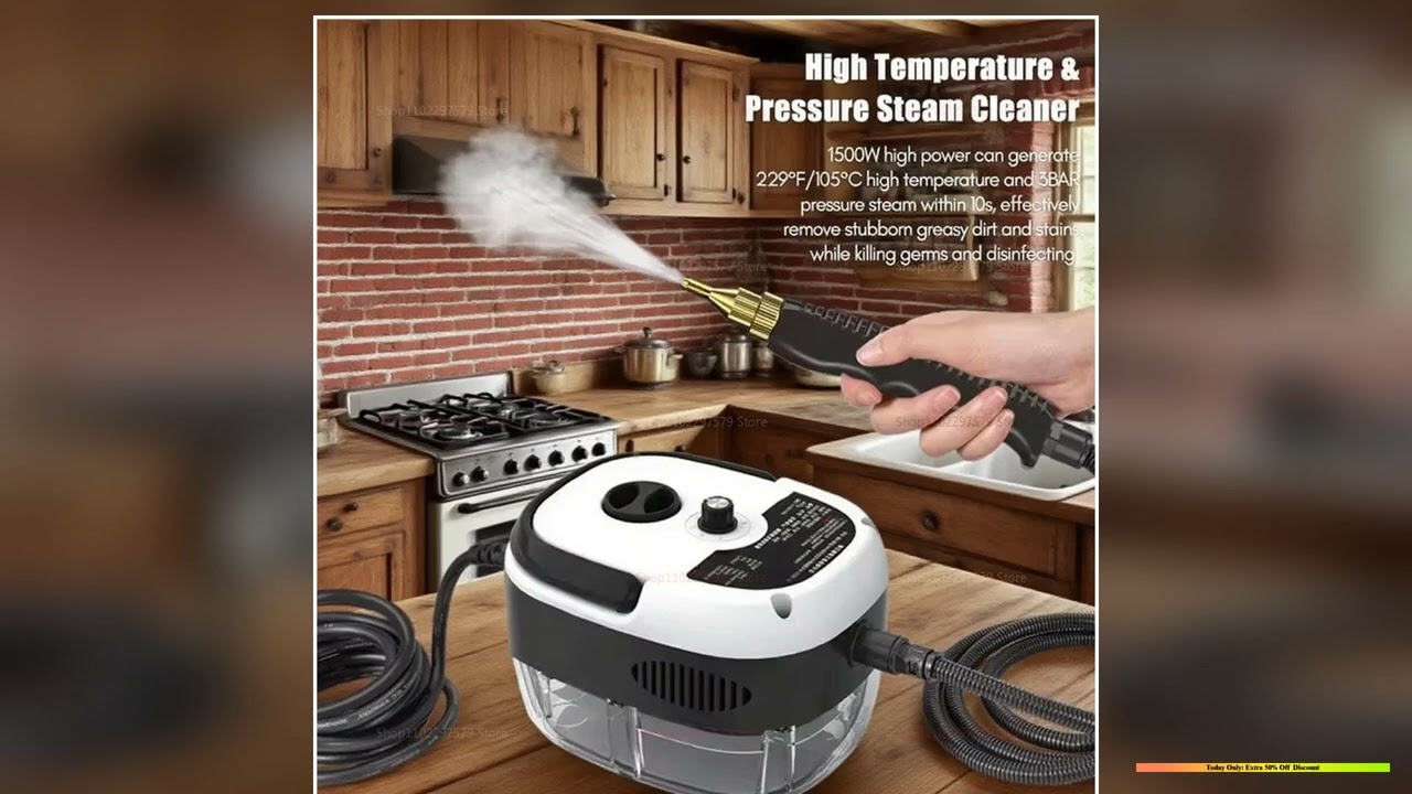 Cleaning Machine High Temperature Disinfection for Kitchen Range Hood Car Indoor Surface Deep Clean