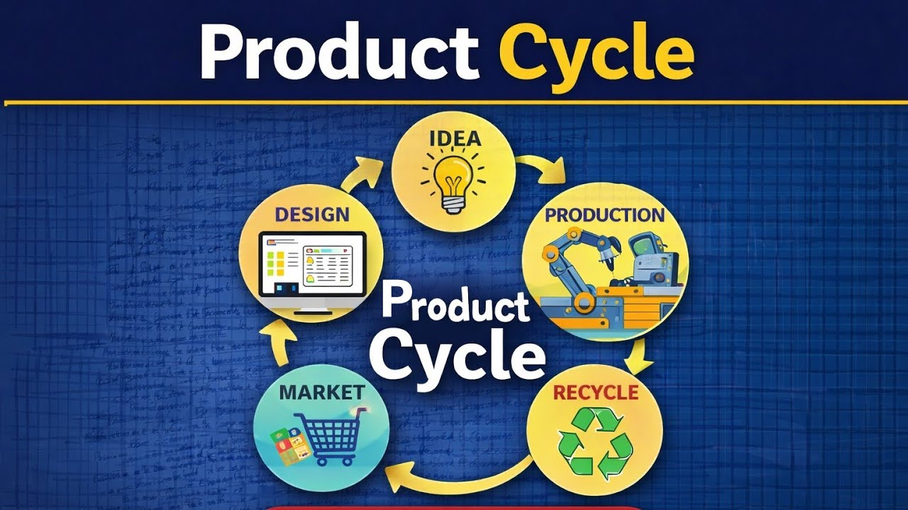 Product Cycle Explained in Hindi | Product Life Cycle | CAD CAM for Mechanical Engineers