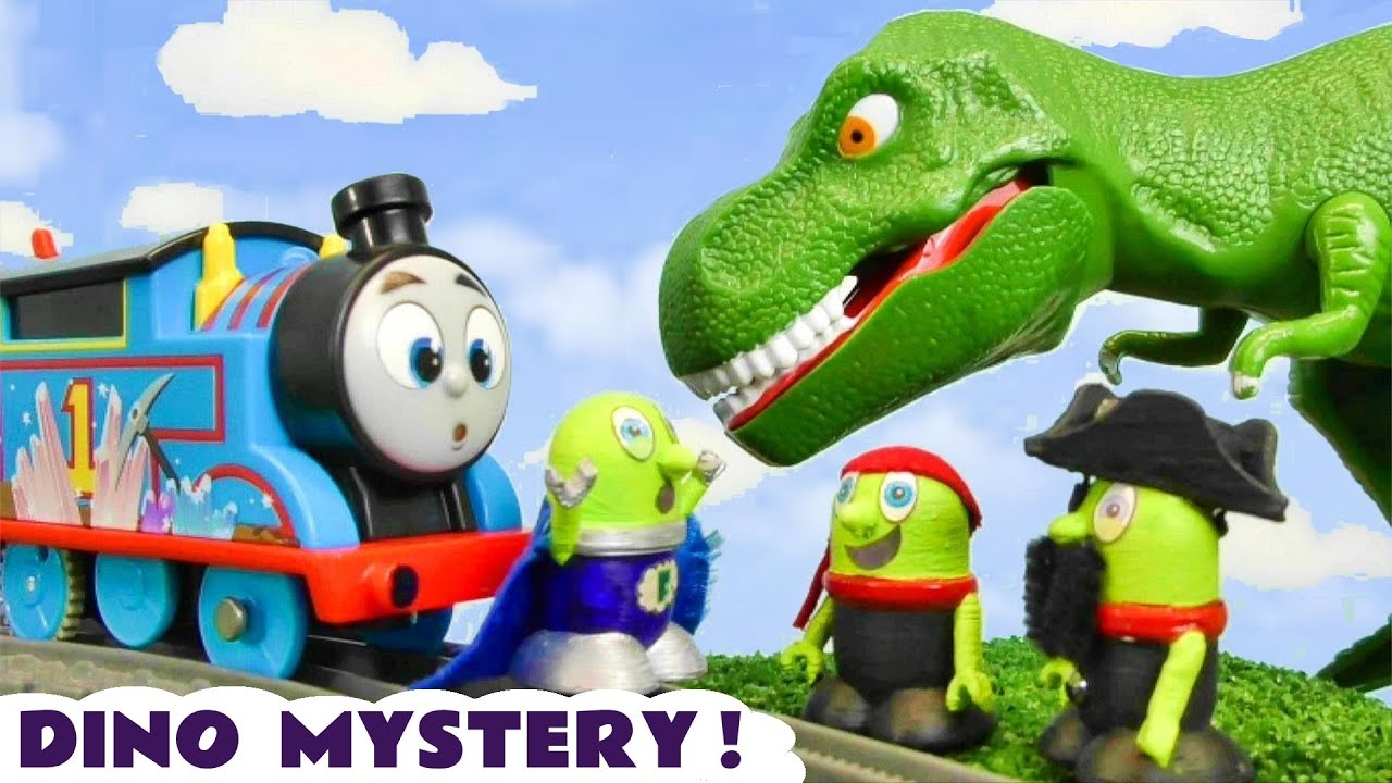 Dino Mystery Toy Train Story with Thomas and the Funlings