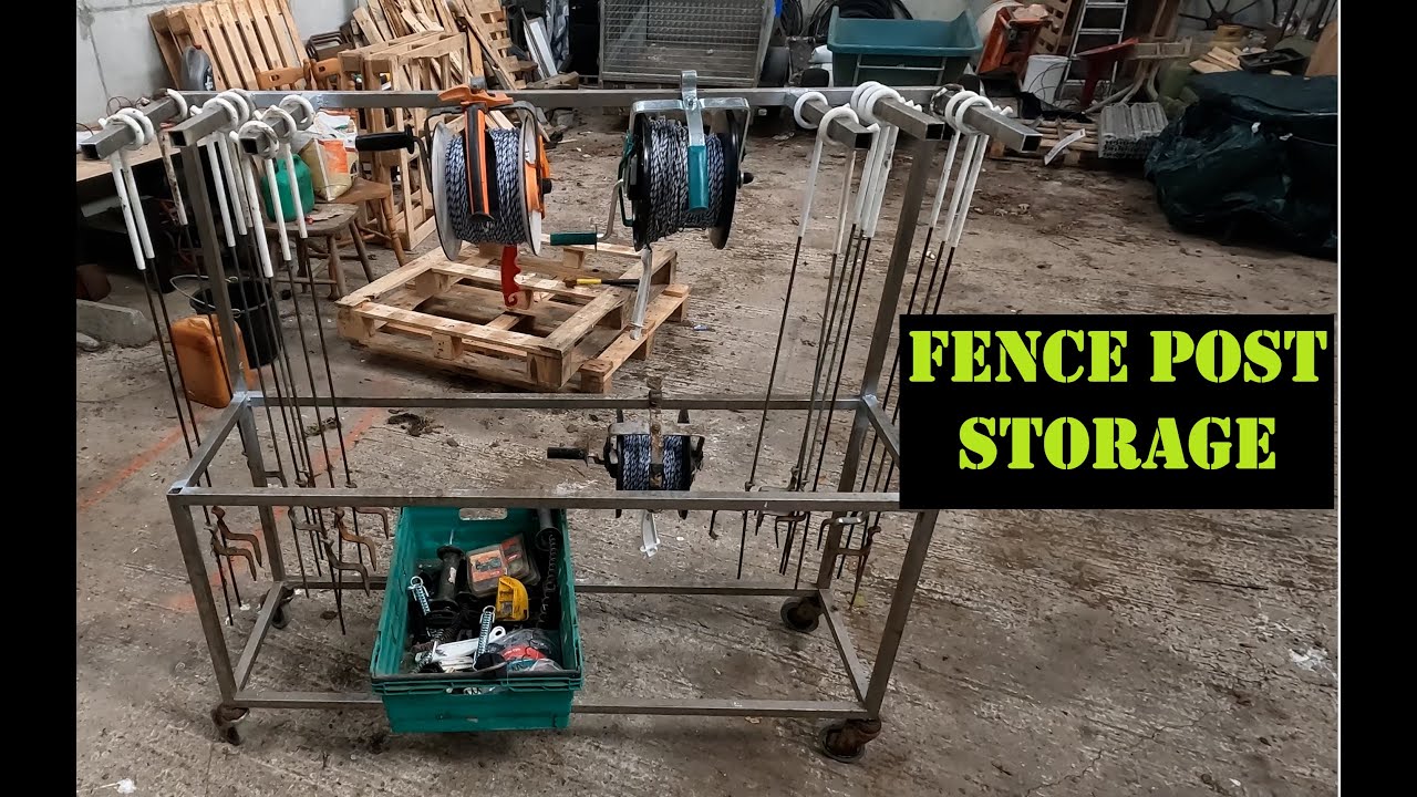 BUILD: FENCE POST STORAGE RACK
