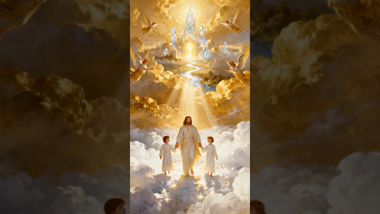 A Walk in Heaven &mdash; Jesus with Two Children
