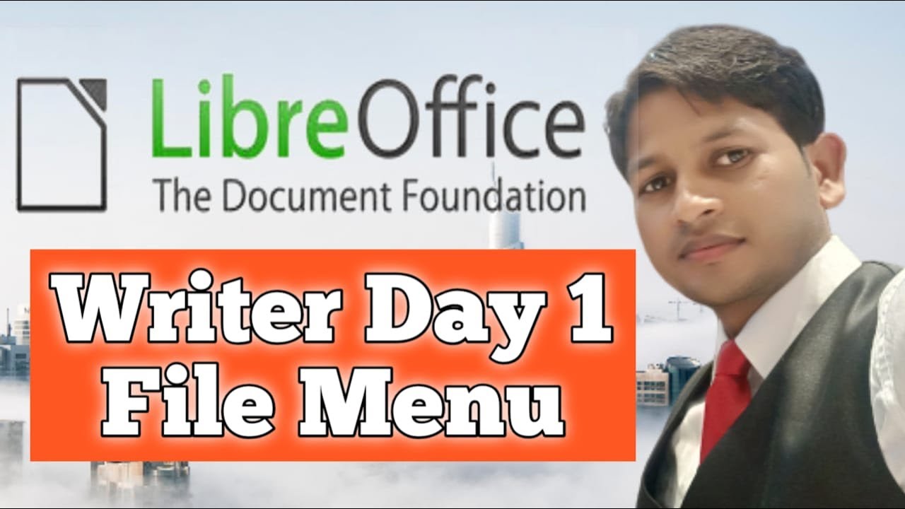 File Menu option in Libre office Writer || By Dinesh Sir