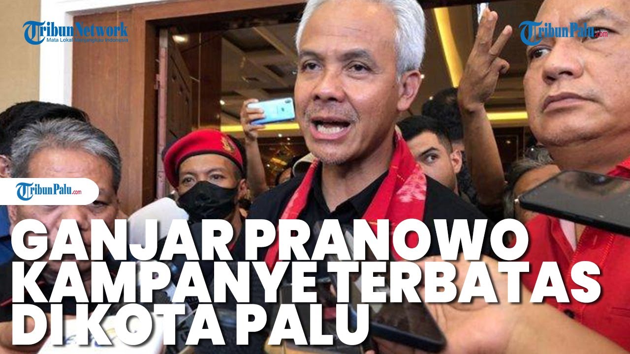 Capres Ganjar Pranowo Kampanye Terbatas di Kota Palu, Optimis Menang Pilpres 2024