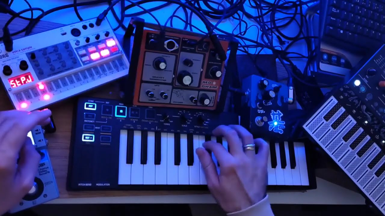 DAWless Jam – Noisy Silence | Experimental DnB performance [non AI music] 