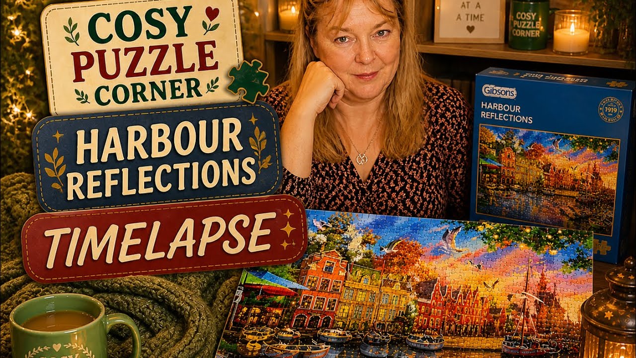 Harbour Reflections by Gibsons Timelapse | #timelapse #puzzlecollectionvideos #jigsawpuzzle 