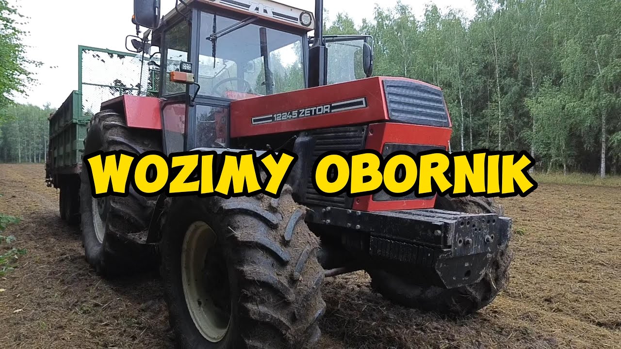 Wozimy obornik do lasu. ZTS12245