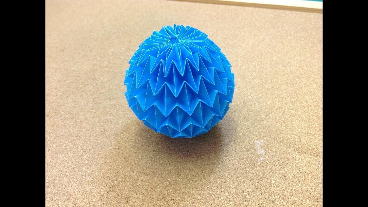 Daily Origami: 731 - Magic Ball by Yuri Shumakov