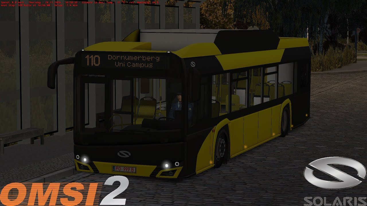 Omsi 2 - Ahlheim Laurenzbach Updated - Line 110 - Solaris Urbino 12 IV CNG