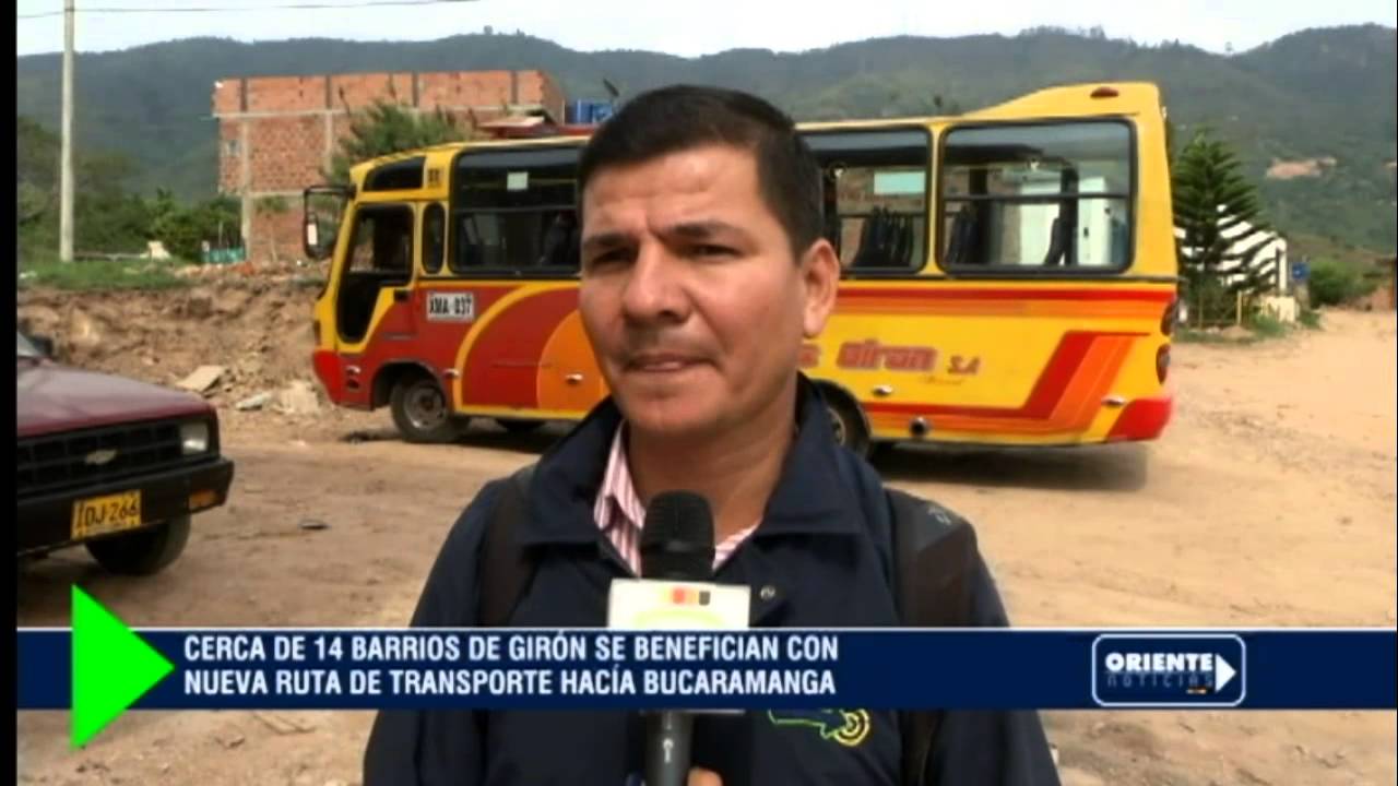 Cerca de 14 Barrios de Giron se benefician con nueva ruta de transporte hacia Bucaramanga