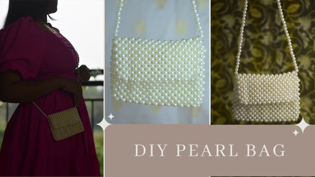 DIY peal bag | pearl bag tutorial .#diy #youtube