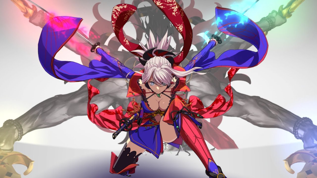 【FGO】 Grand Saber Miyamoto Musashi Noble Phantasm & Animations - Fate/Grand Order