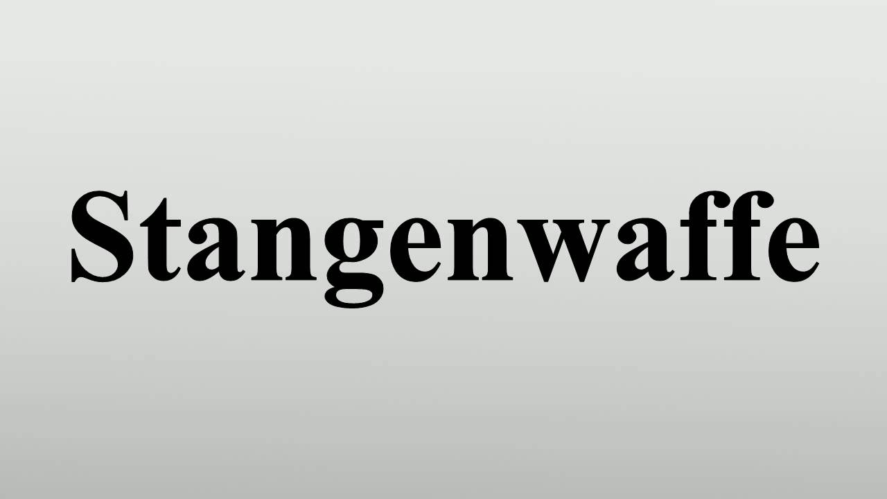 Stangenwaffe