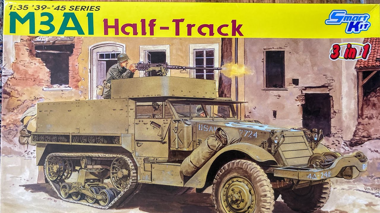 New kits part 1: Dragon M3A1 Half Track 3 in 1 Smart kit.