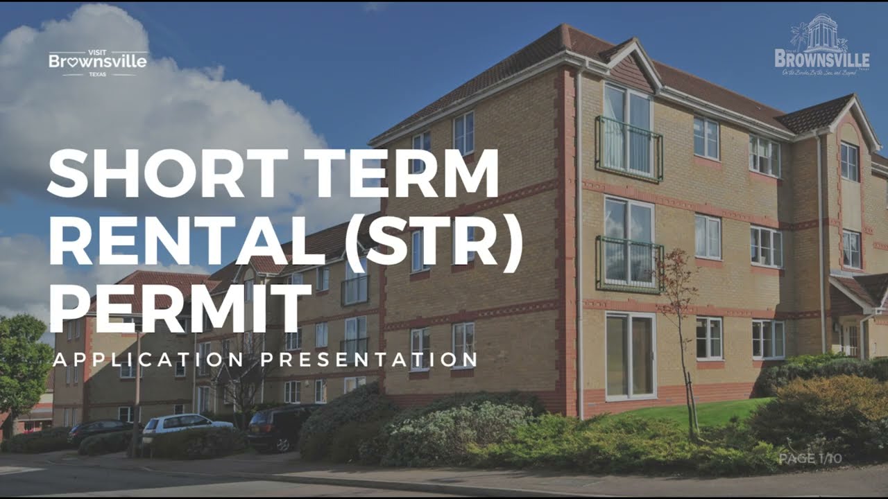 Short Term Rental (STR) Permit Application