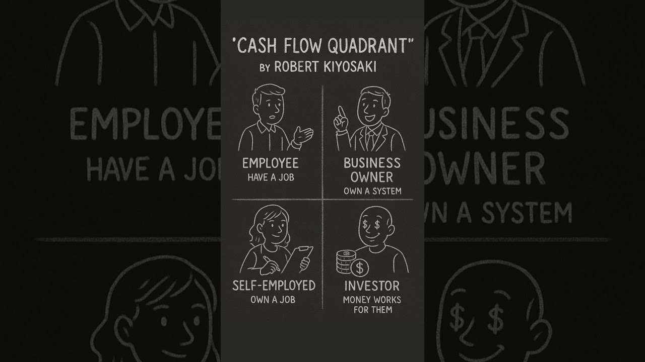 💰 Cash Flow Quadrant | Robert Kiyosaki&rsquo;s Secret to Financial Freedom #shorts #robertkiyosakiquotes