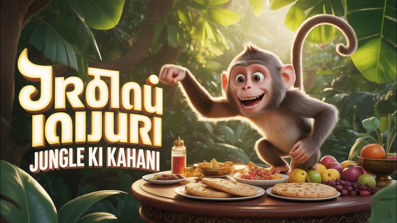 Shararati Bandar 🐒 | Jungle Ki Kahani | Kids Cartoon Story in Urdu Hindi