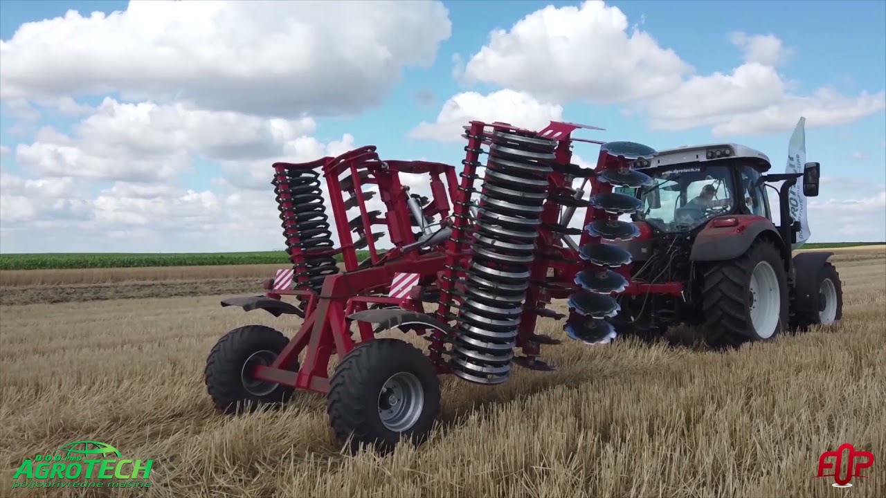 AGROTECH u radu sa FOP tanjiračom od 3m i 4m