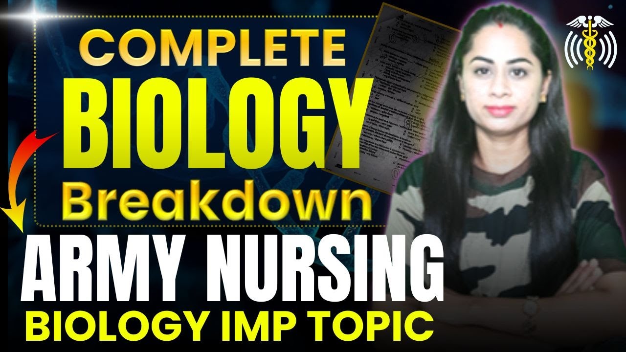 🩺Army Nursing Assistant & Veterinary Biology Syllabus | पूरा सिलेबस और बेस्ट टॉपिक्स