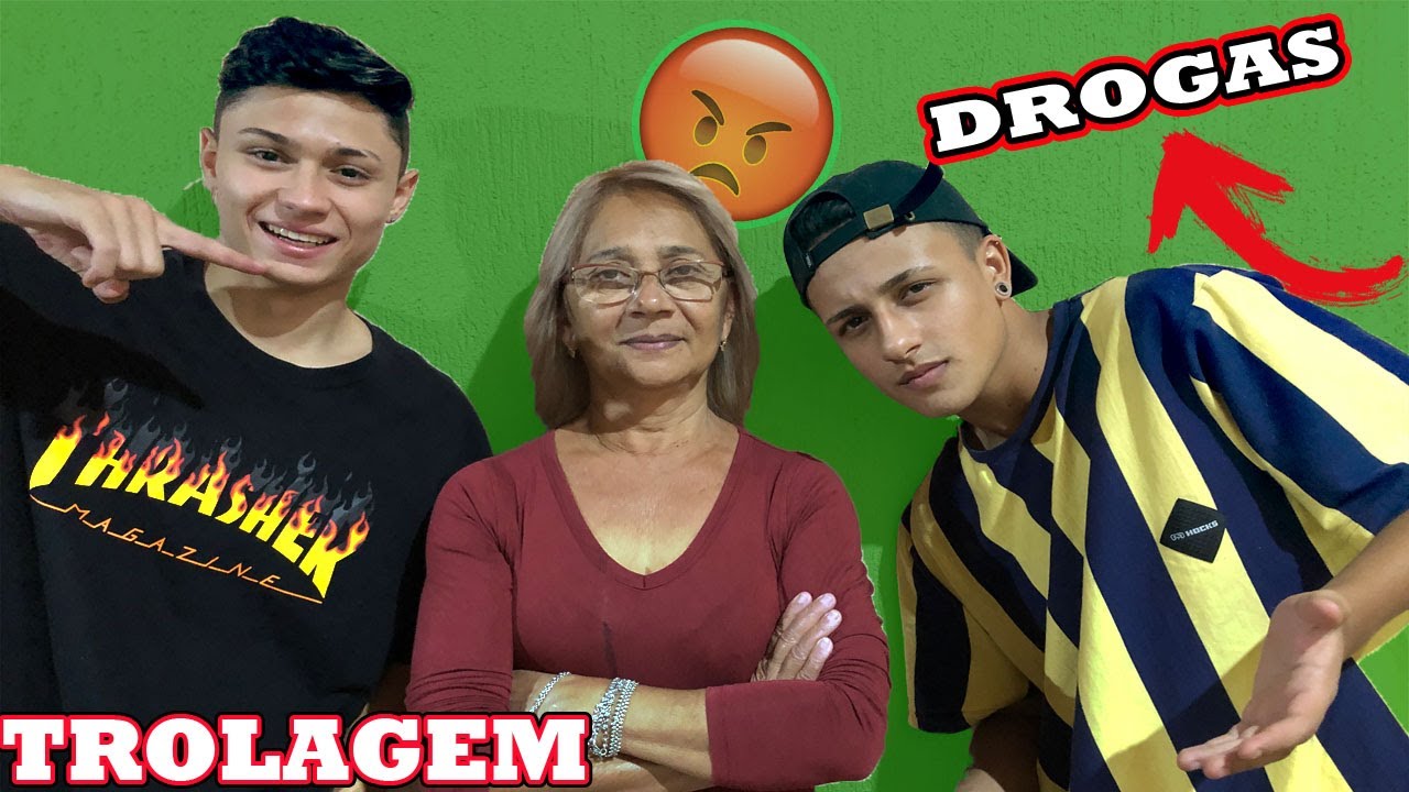 TROLLEI MINHA VÓ VENDENDO DROGAS E OLHA NO QUE DEU... (ISACMAIS2)