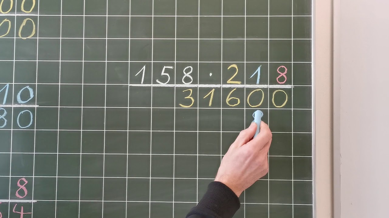 Schriftliches Multiplizieren mit dreistelligen Zahlen