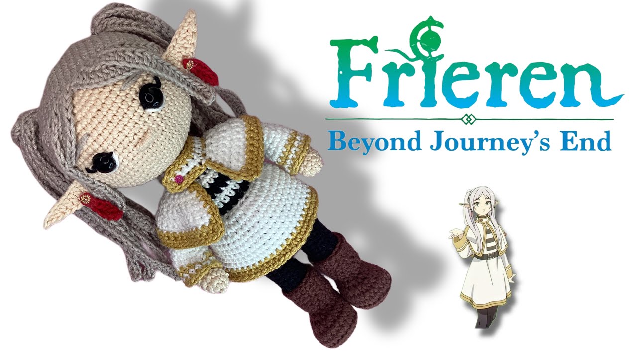 FRIEREN AMIGURUMI 1/4 #sosonofrieren #frierenacrochret #tutorialfrieren