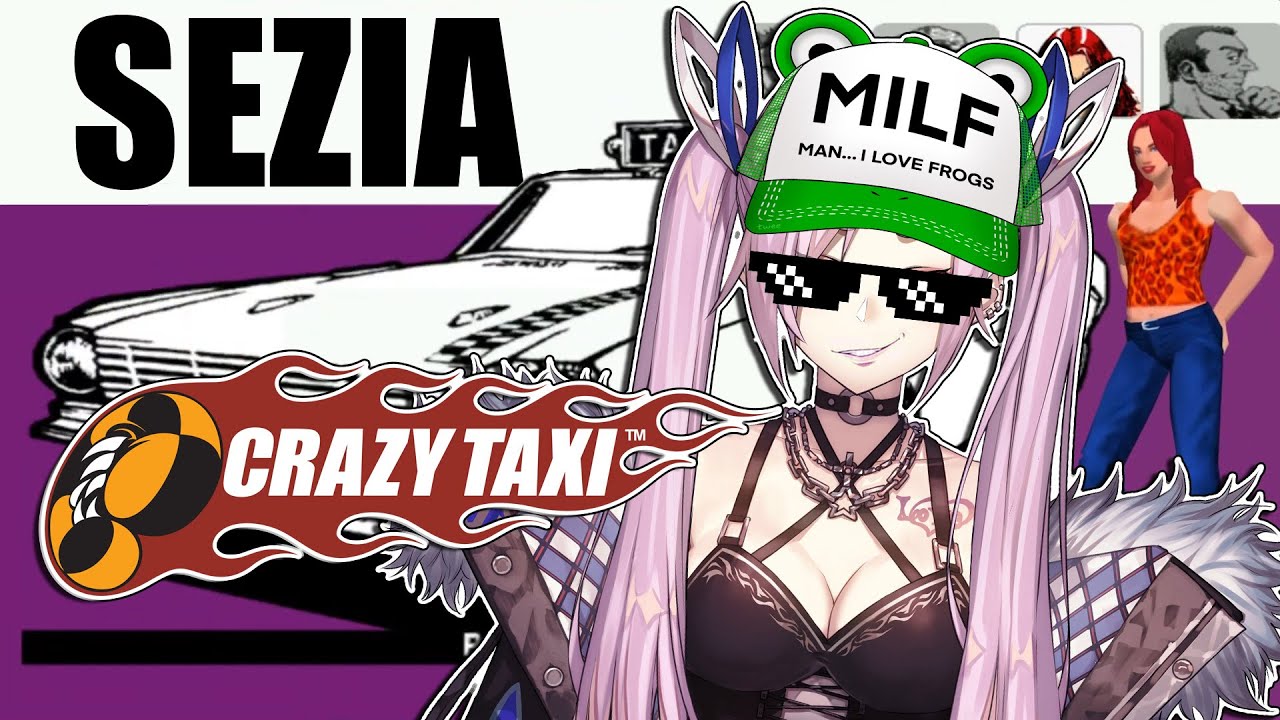3 locos minutos de Sezia en Crazy Taxi