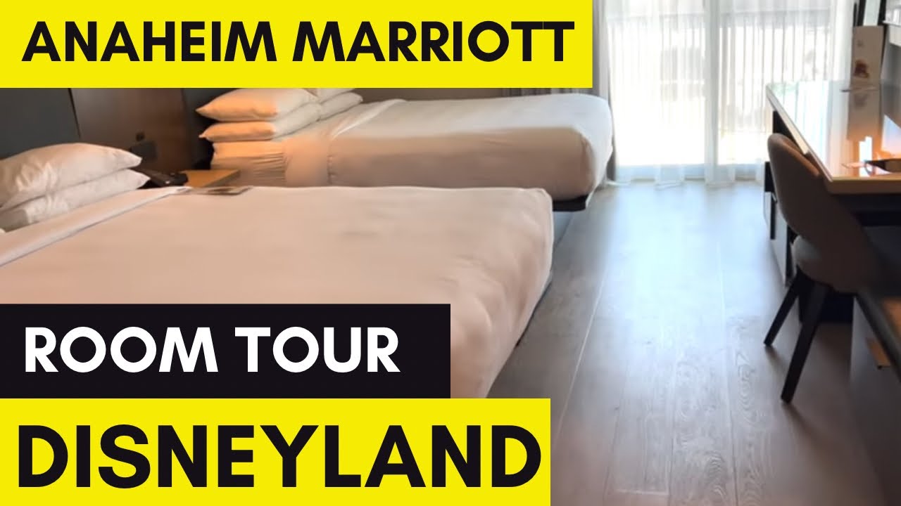 Anaheim Marriott Convention Center Room Tour | Disneyland
