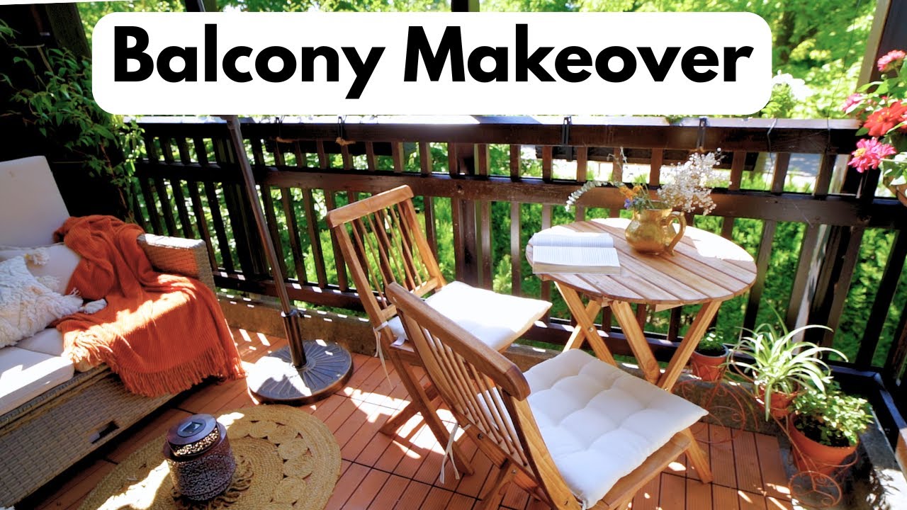 Small Balcony Makeover | Creating a little paradise at Home