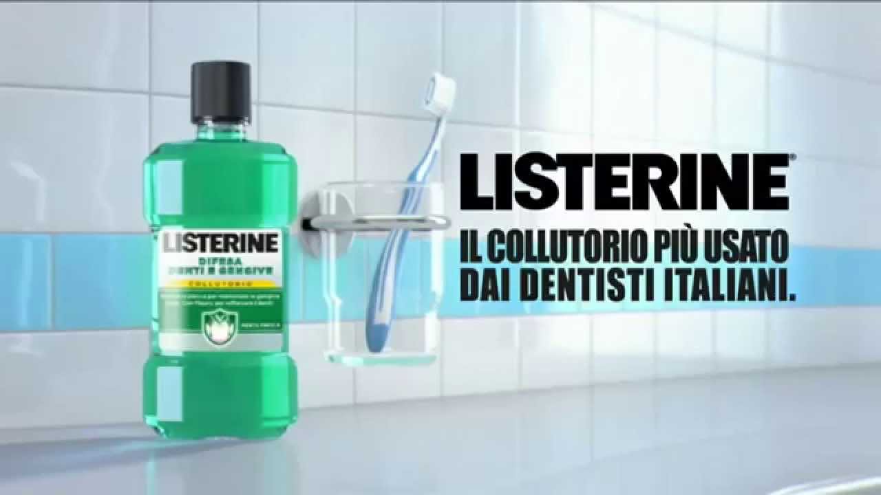 LISTERINE IL COLLUTORIO PIU' USATO DAI DENTISTI ITALIANI