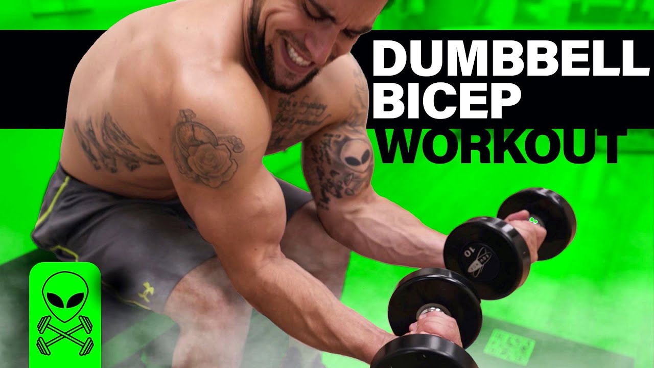 Intense 6 Minute Dumbbell Bicep Workout
