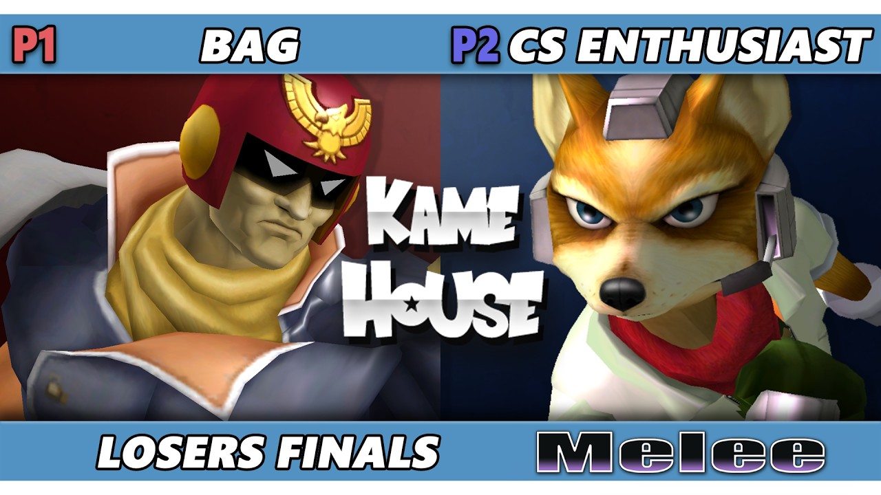 Kame House 144 LOSERS FINALS - bag (Captain Falcon) Vs. CounterStrikeEnthusiast (Fox) Smash Melee -