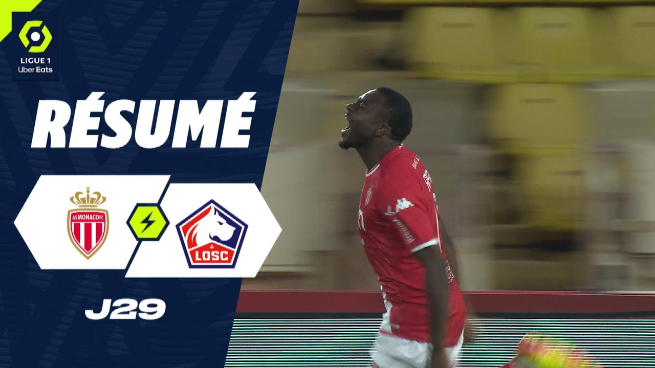 AS MONACO - LOSC LILLE (1 - 0) - R&eacute;sum&eacute; - (ASM - LOSC) / 2023-2024
