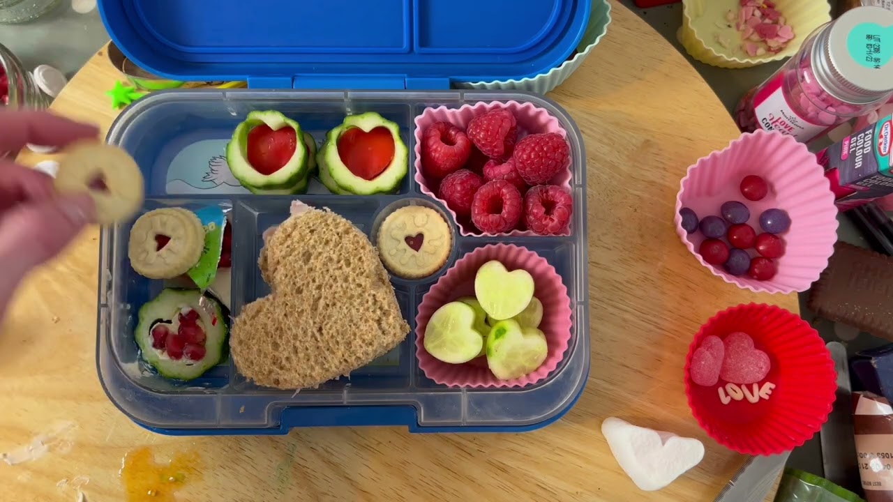 Quick easy LOVEHEART lunch box idea | Lunchbox World