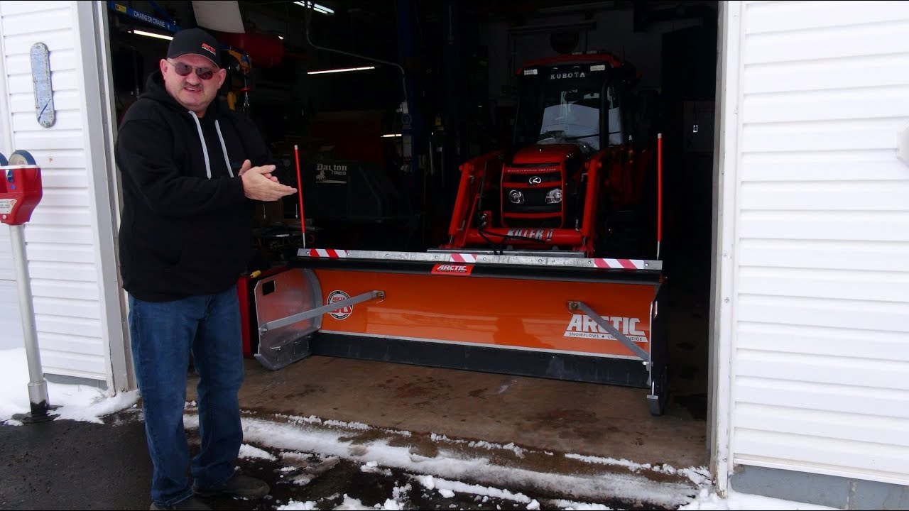 Arctic's Skid Steer Snow Plow Operating Test