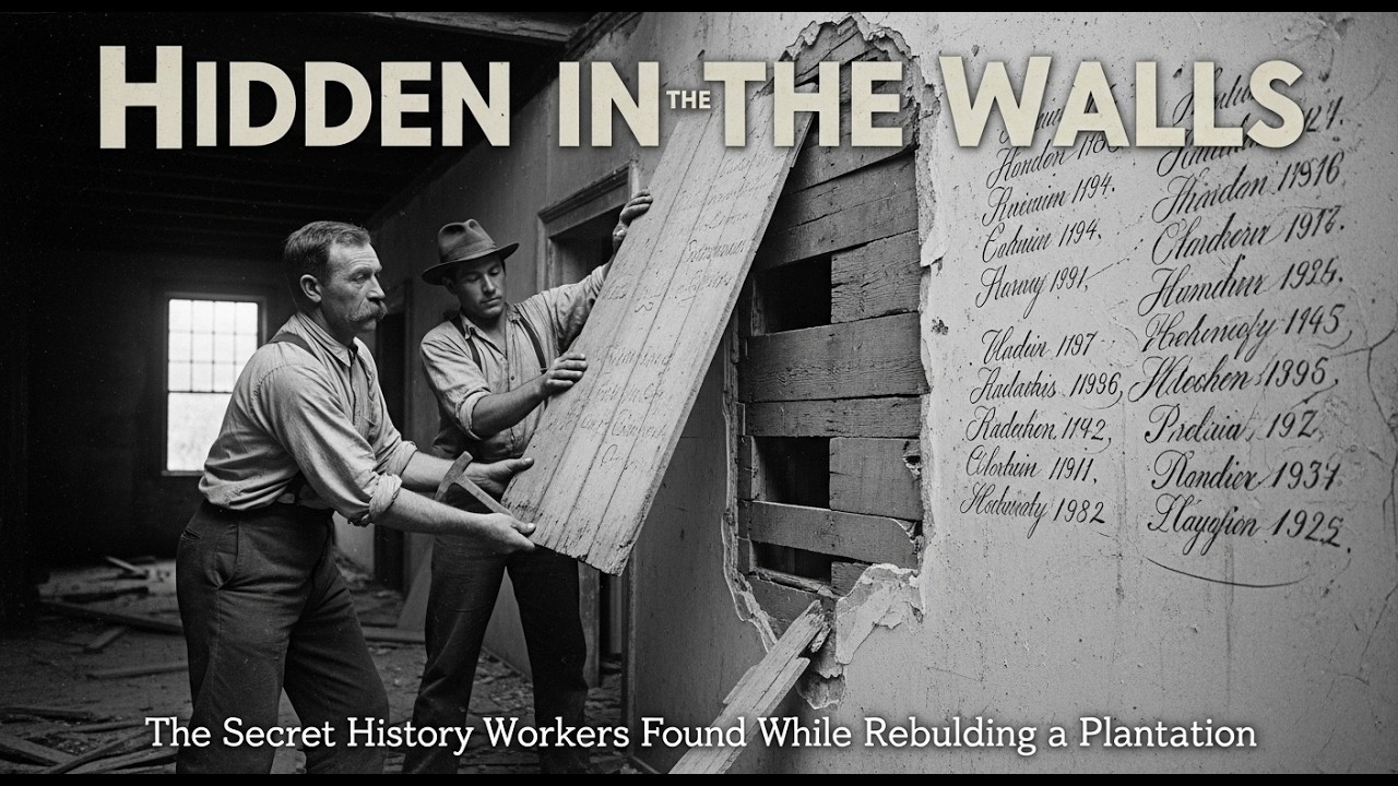 Hidden in the Walls-The Secret History Workers Found While Rebuilding a Plantation