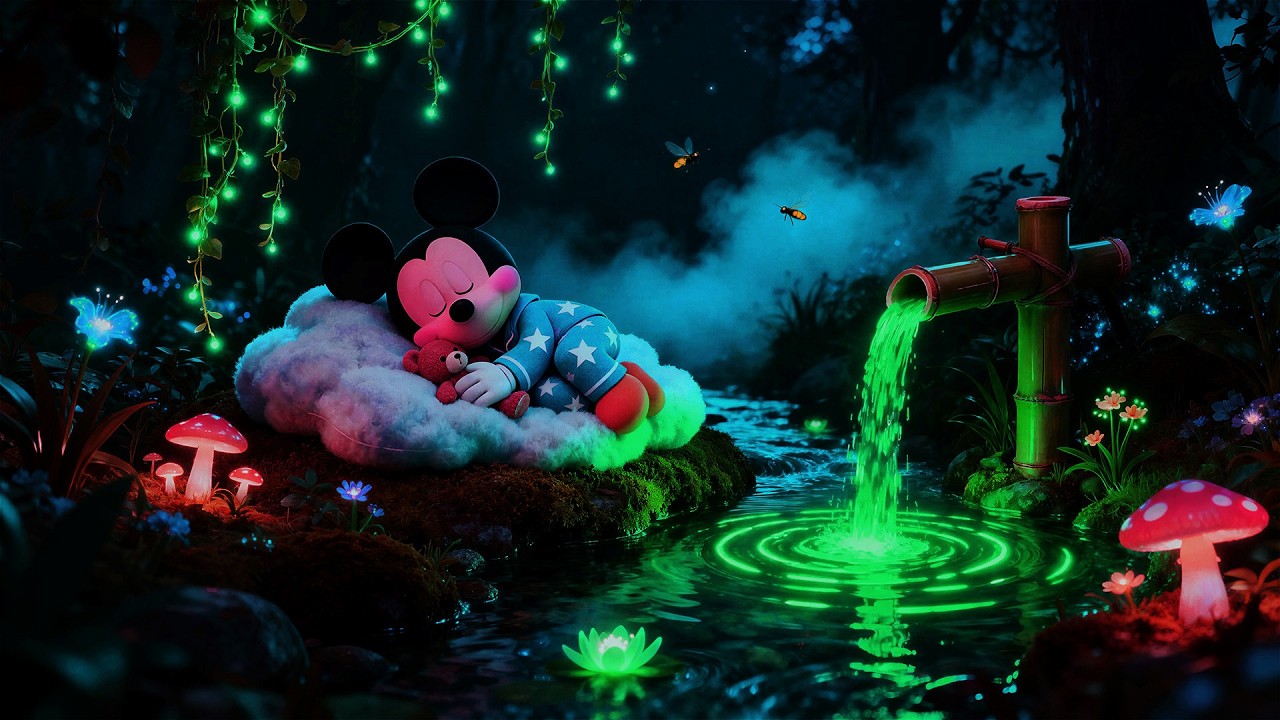 (No Ads) Deep Sleep Piano by the Lotus Lake 🌙 Healing Night Music for Peaceful Dreams