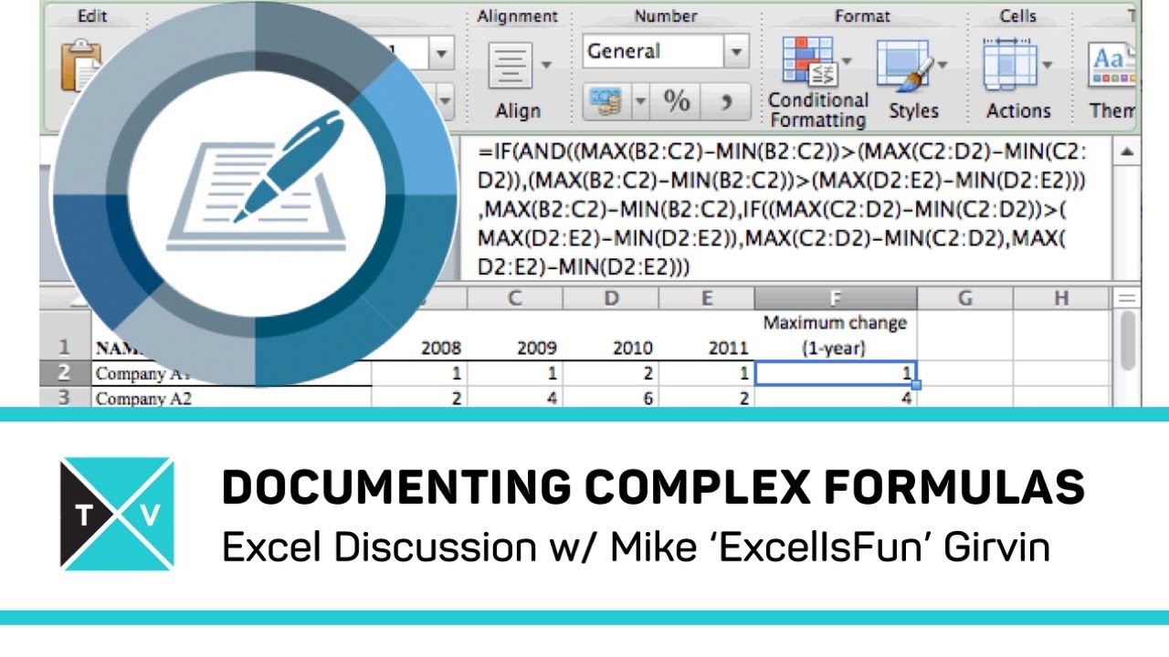 Documenting Complex Excel Formulas with Mike 