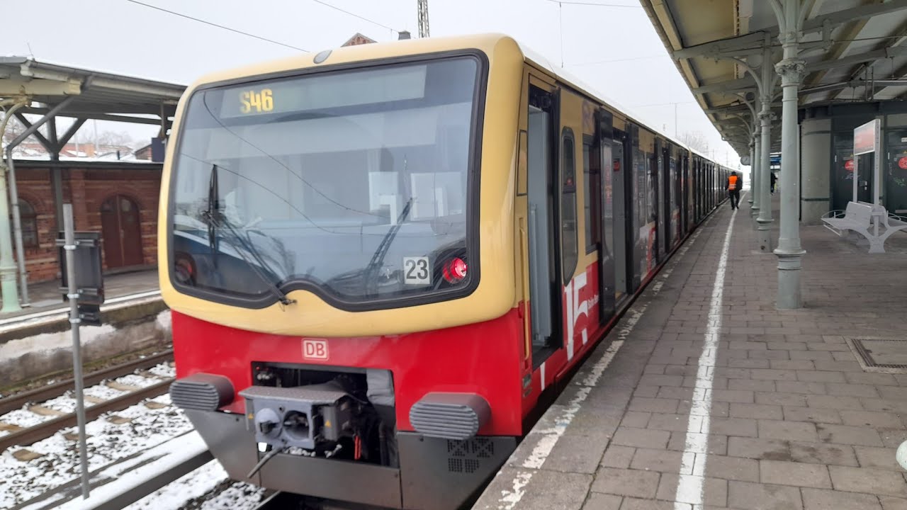 S-Bahn Berlin Mitfahrt von Bln Westend bis Königs Wusterhausen in der BR 481 Mod auf der S46