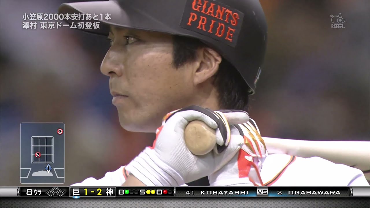 【ガッツ】統一球に苦しんだ2011年小笠原道大の活躍集