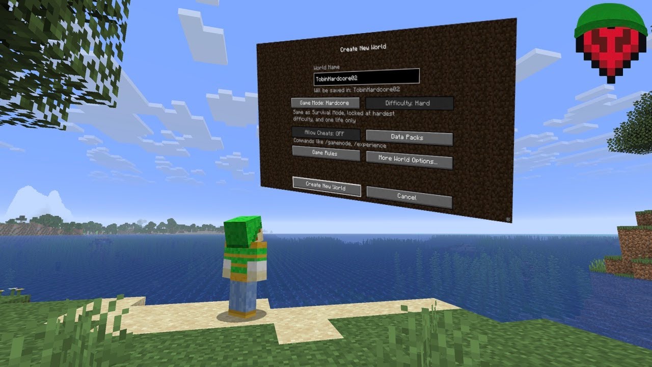 Ch. 4- In Which Tobin Starts His First Ever Minecraft Hardcore World  Ever- Hardcore Minecraft
