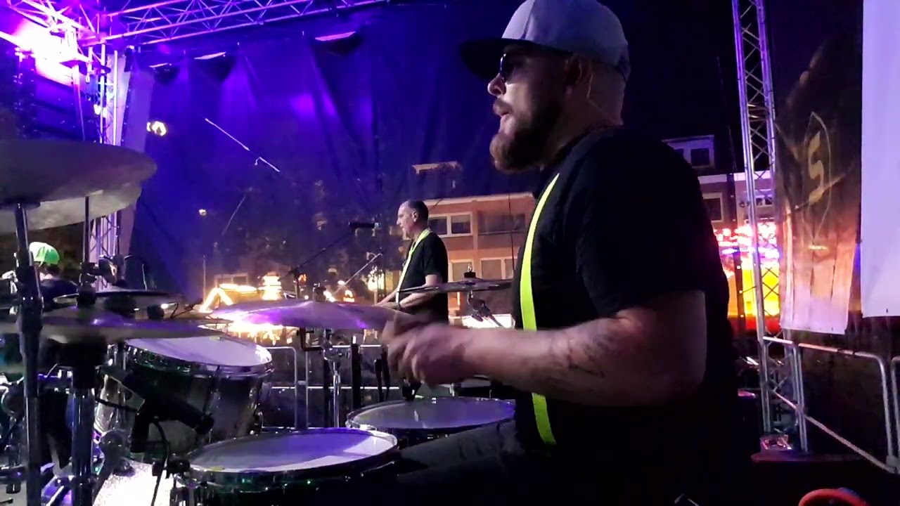 Hannes Lehmann Drumcam | Achterbahn - Helene Fischer | Hafenfest Emden 2023