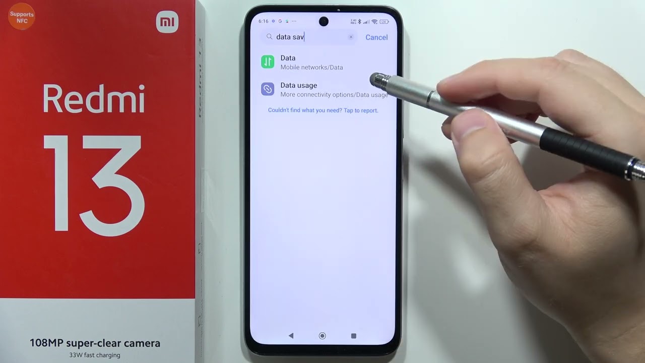 Does Redmi 13 have Data Saver?