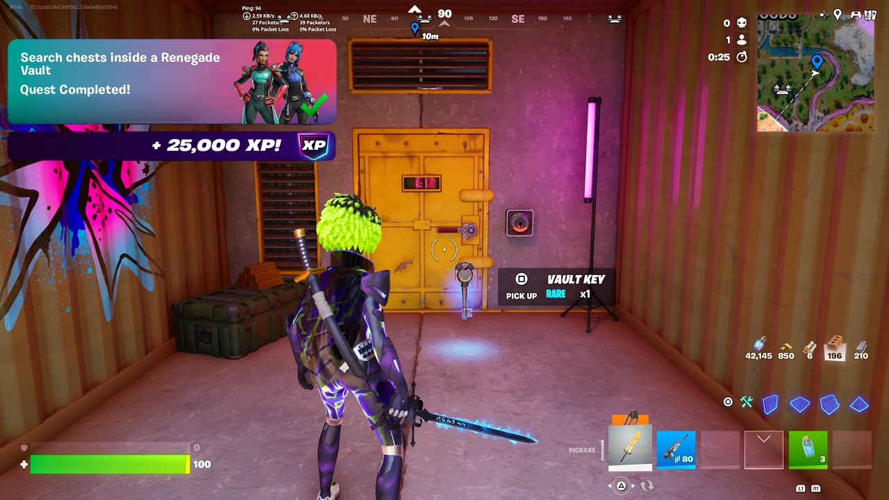 Fortnite - Search Chests Inside A Renegade Vault (WEEK 6 Quests Challenges)