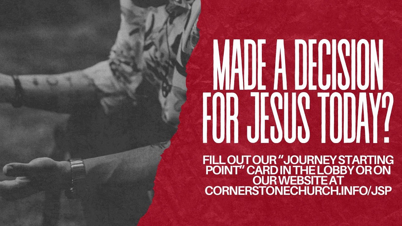 Join Us LIVE | Cornerstone Church