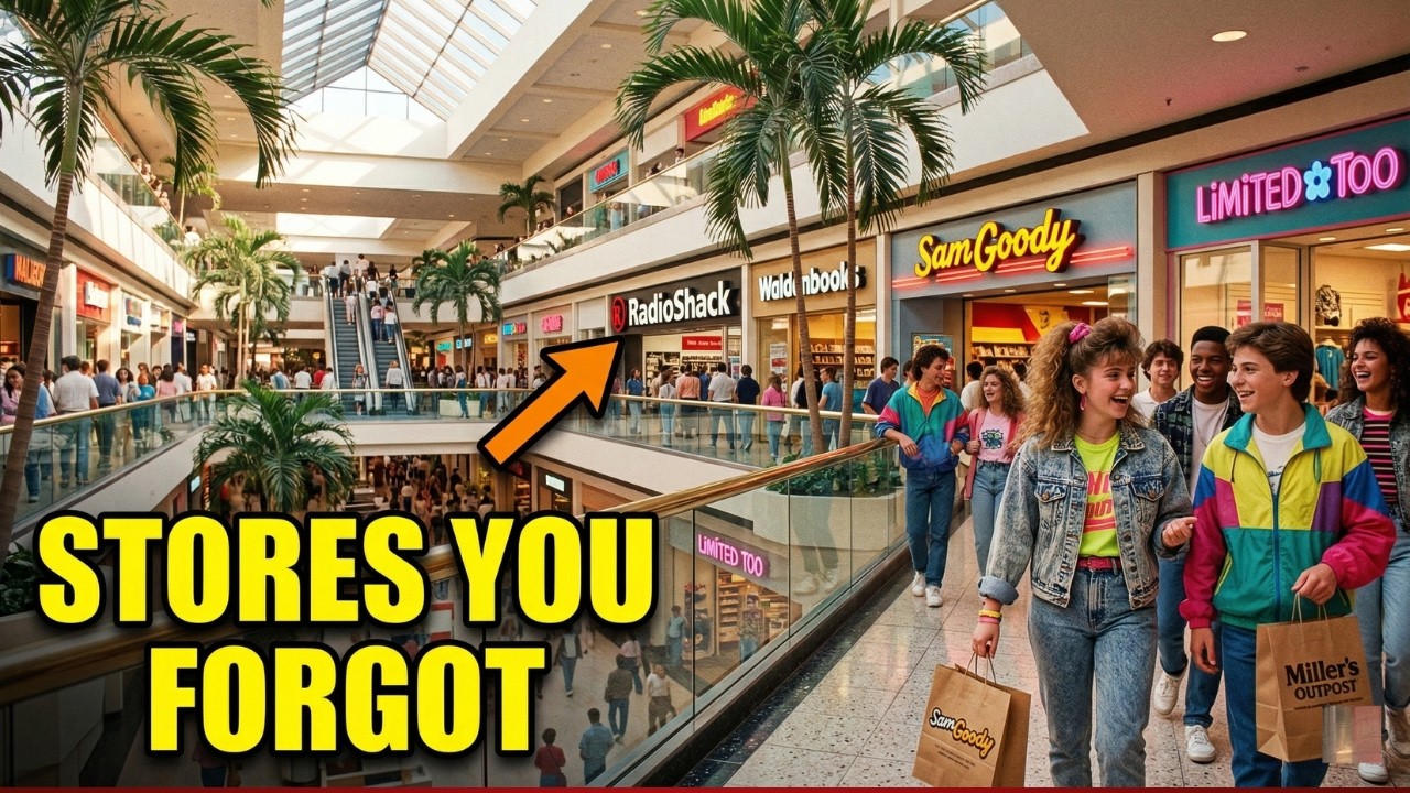 13 Forgotten California Mall Stores from the 1980s