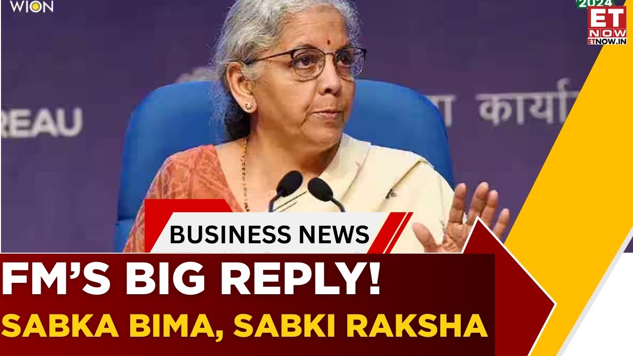 FM Nirmala Sitharaman Replies On Insurance Amendment Bill 2025 | Lok Sabha | Breaking News | ET Now