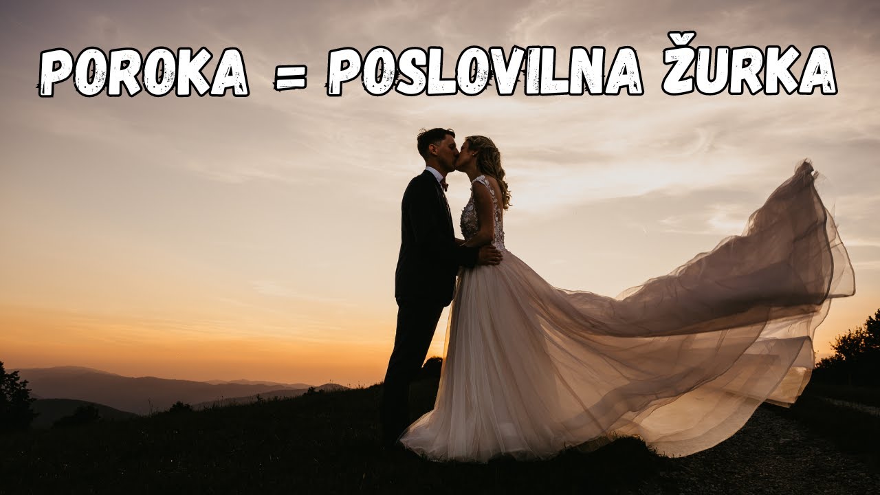 NAJLEP&Scaron;I DAN NAJINEGA ŽIVLJENJA! Alex&Sindy poročni video - Ponč&Sonč Poroka