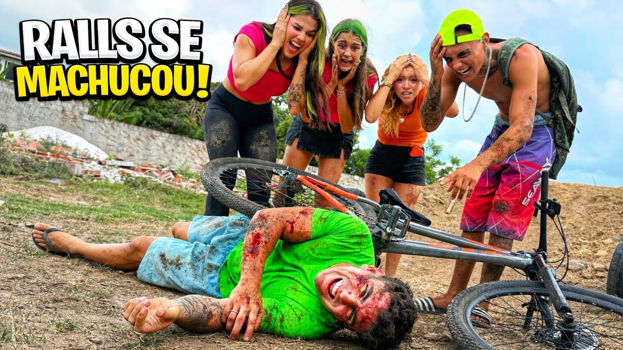 ACONTECEU UM ACIDENTE NA PISTA DE BICICLETA *O Ralls está bem?